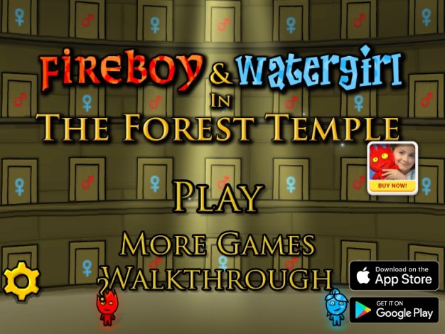 森林冰火人：森林神庙 Fireboy and Watergirl in The Forest Temple